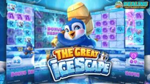 The Great Icescape: Animações, Sons e Tema do Slot Gelado